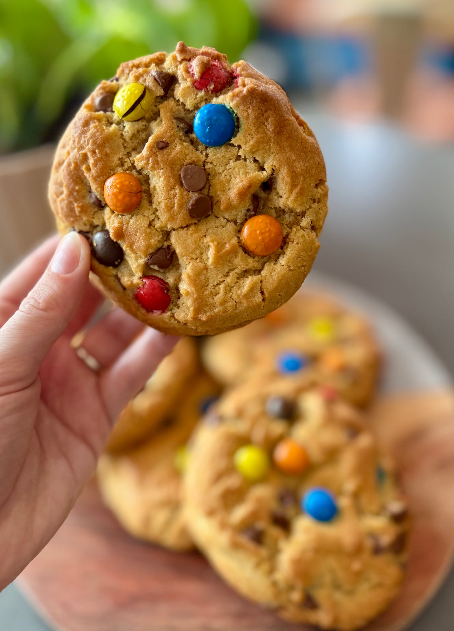 Handmade M&M® Cookies