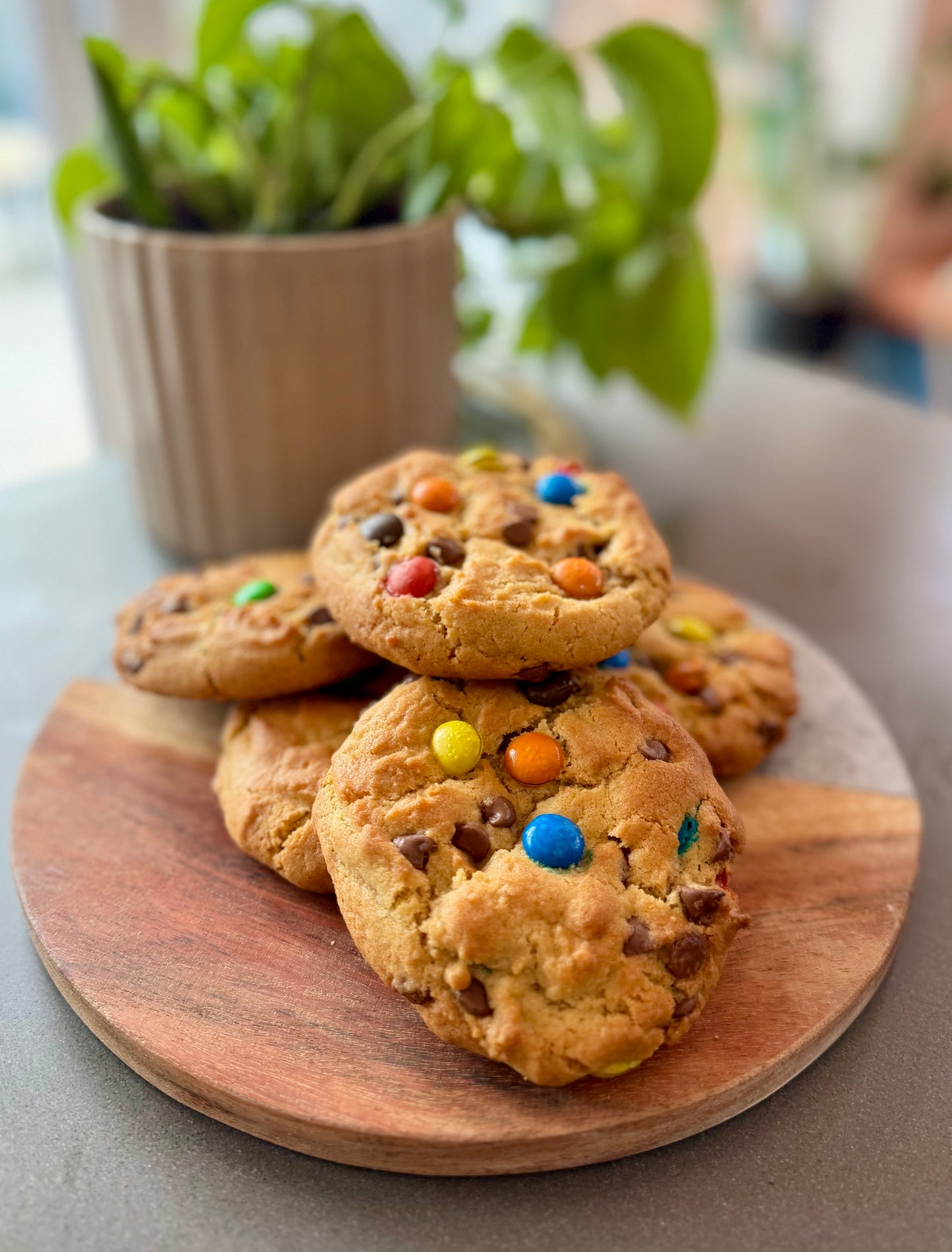Handmade M&M® Cookies