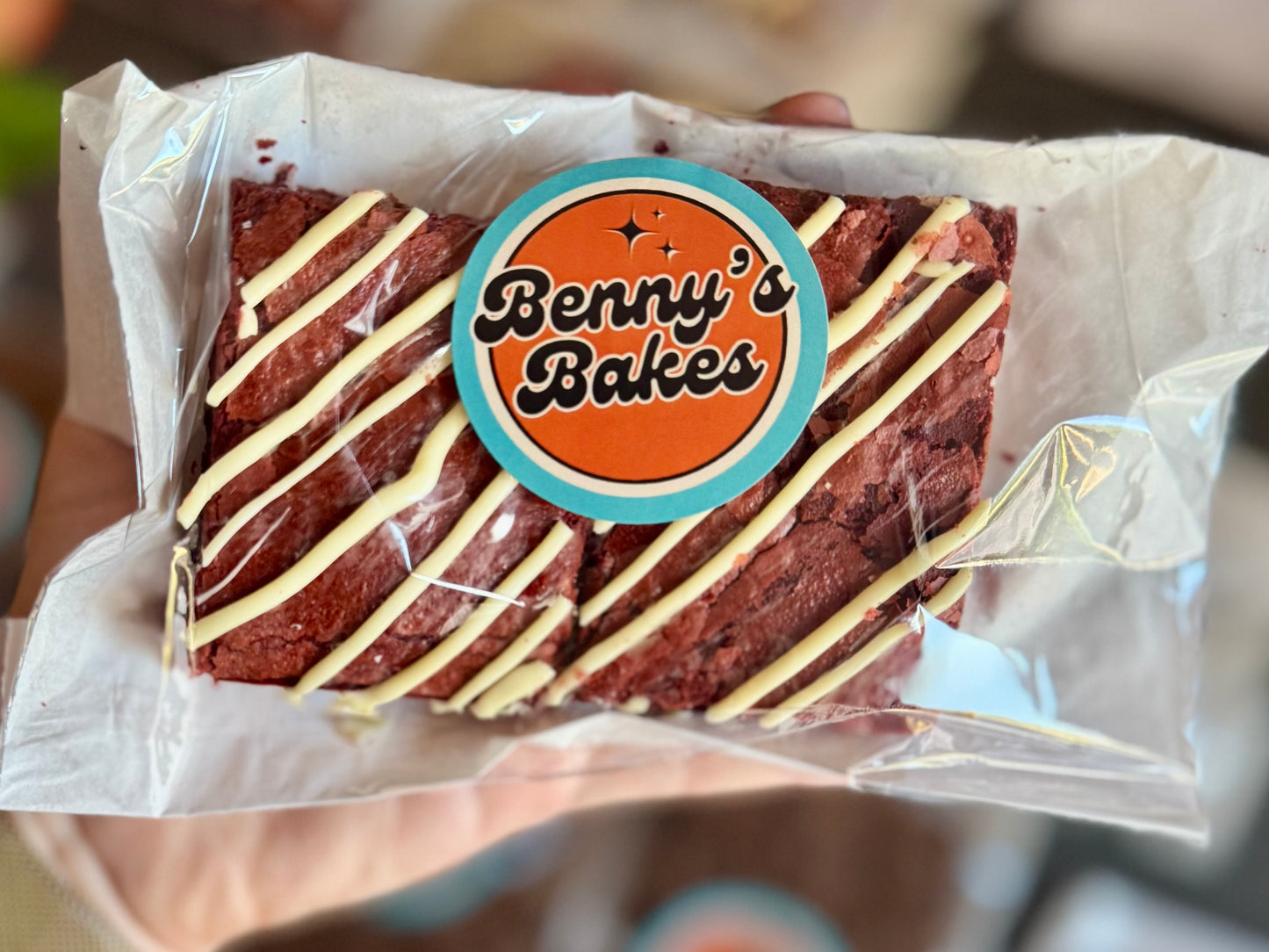 Handmade Red Velvet Brownies