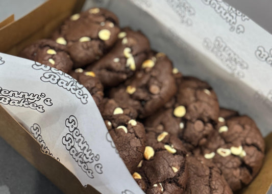 Handmade Triple Chocolate Cookies - Benny's Bakes